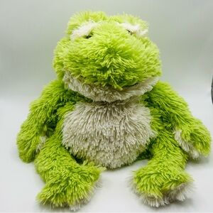 Warmies Microwaveable Herbal Plush Frog Green Flaxseed Lavender